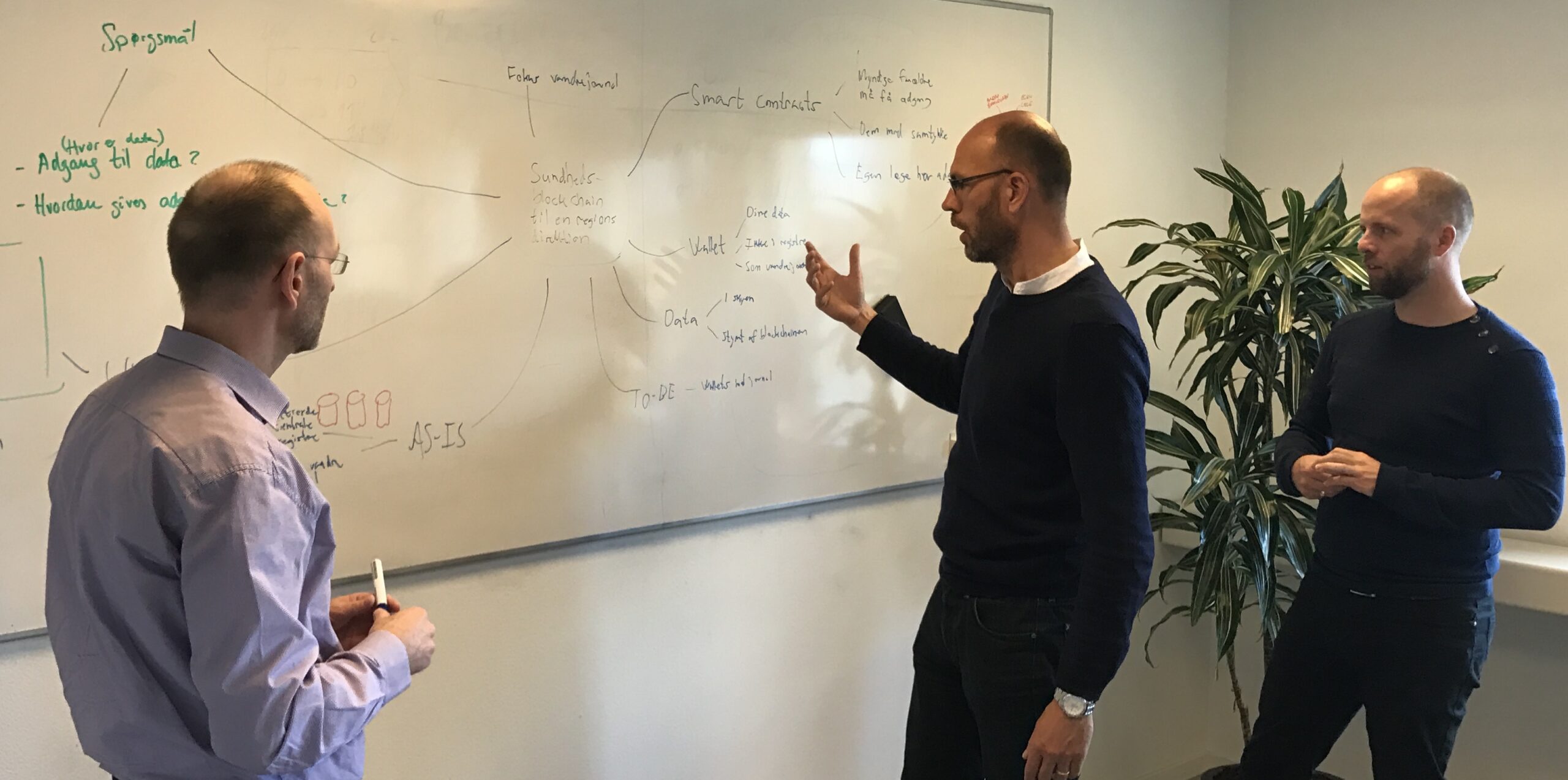 Drøftelser i Optimum IT om hvordan blockchain kan give borgeren kontrol over egne sundhedsdata